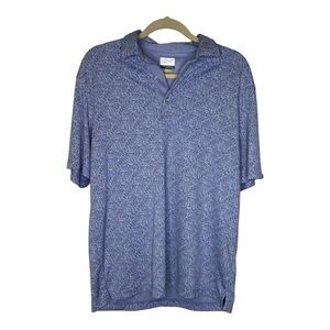 Greg Norman Play Dry Men’s Blue Golf Shirt size Large